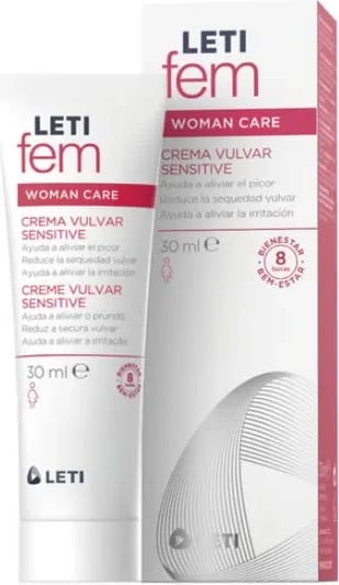 Krem për kujdes intim LETI Fem Woman Care Sensitive për femra 30ml