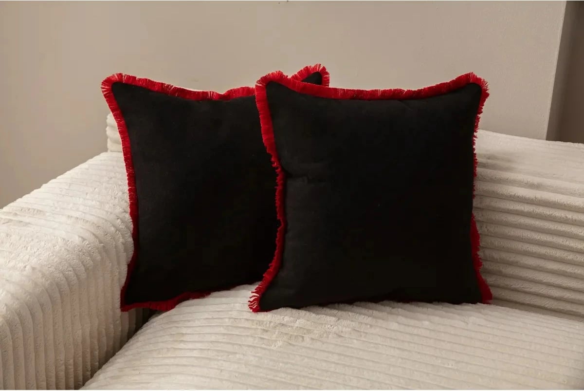 Set mbulesash për jastëkë (2 copë), Evila Originals, Sacakli, e zezë v2