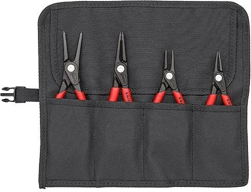 Set pinca KNIPEX 00 19 57, dorezë e kuqe
