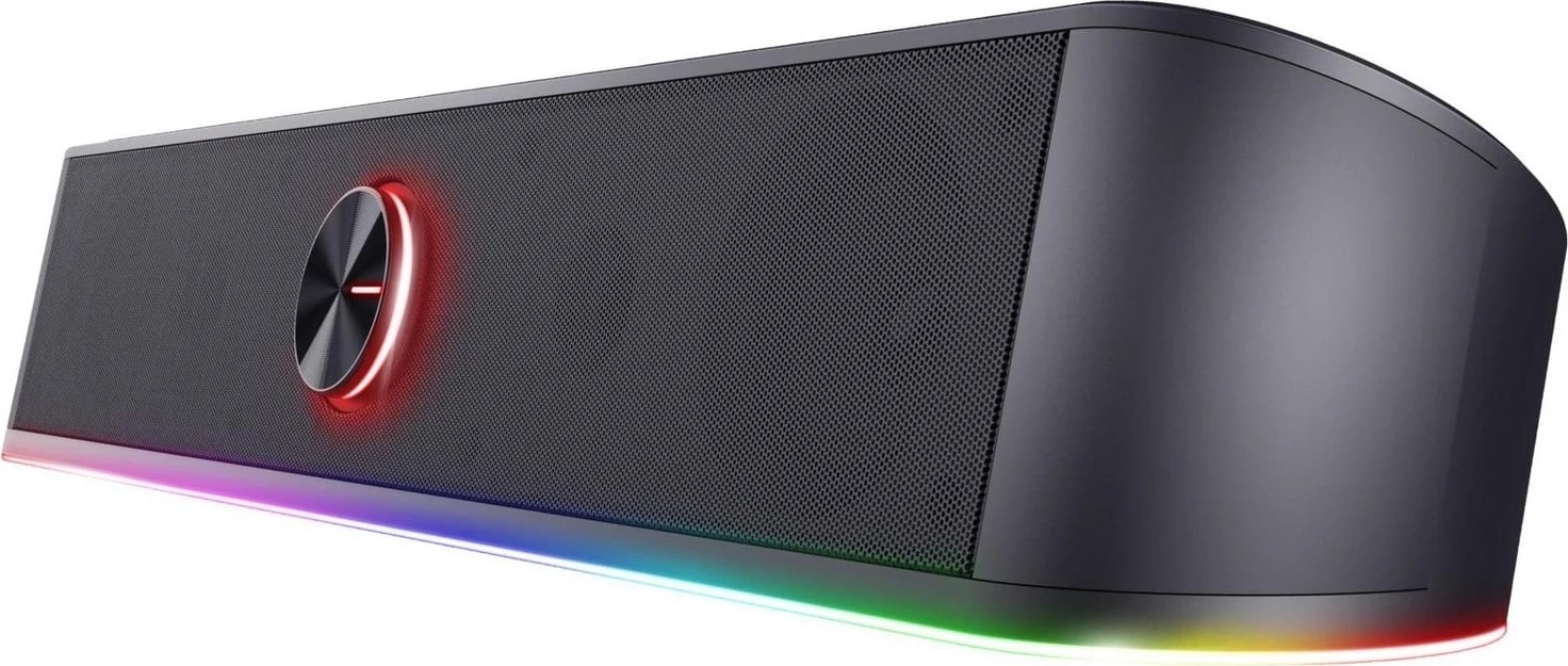 Soundbar Trust GXT619 THORNE RGB LED, e zezë