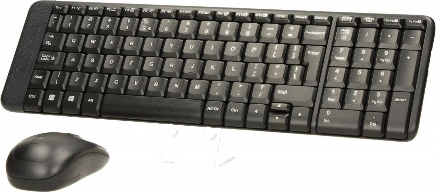 Set tastierë dhe maus Logitech MK220, wireless, USB, e zezë