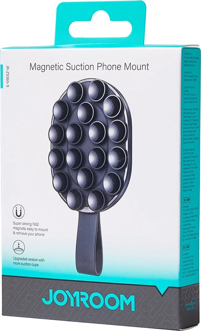 Mbajtës magnetik për celular Joyroom JR-ZS393-S, për 4.7-7", i zi dhe portokalli