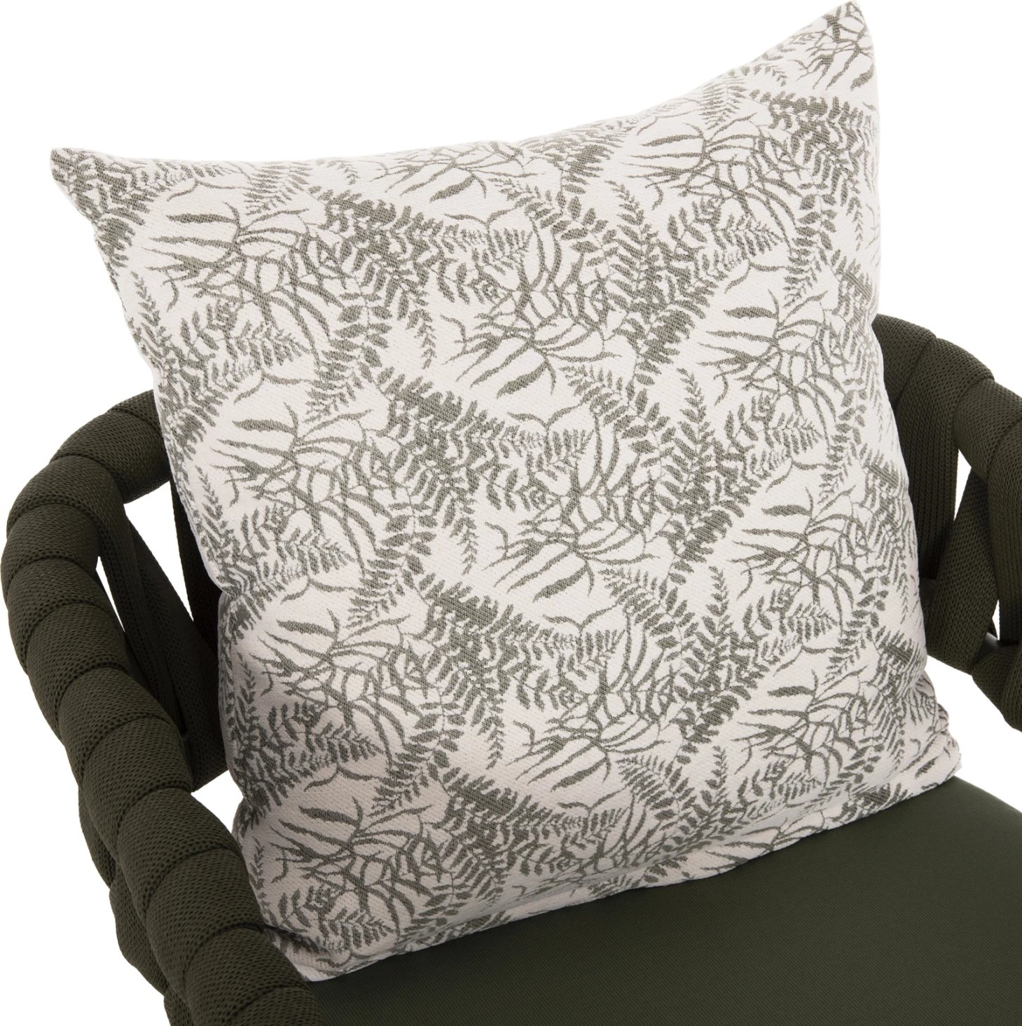 Karrige për bar alumini CAMDEN FH6142.09 jastëk shpine me dizajn print - ulli i errët 56x60x108Hcm