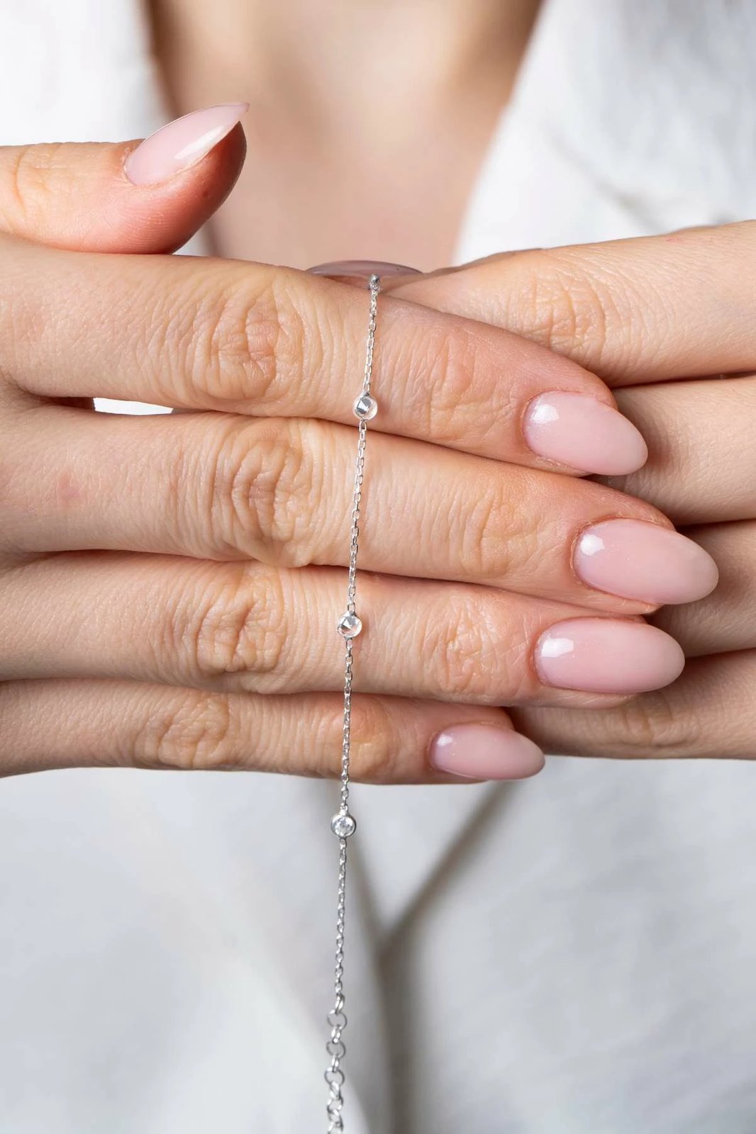 Byzylyk argjendi Jumeon, gur zirkoni i bardhë, TFNY65229