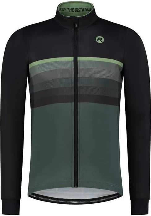 Jakne dimri për meshkuj Rogelli, e zezë dhe e gjelbër