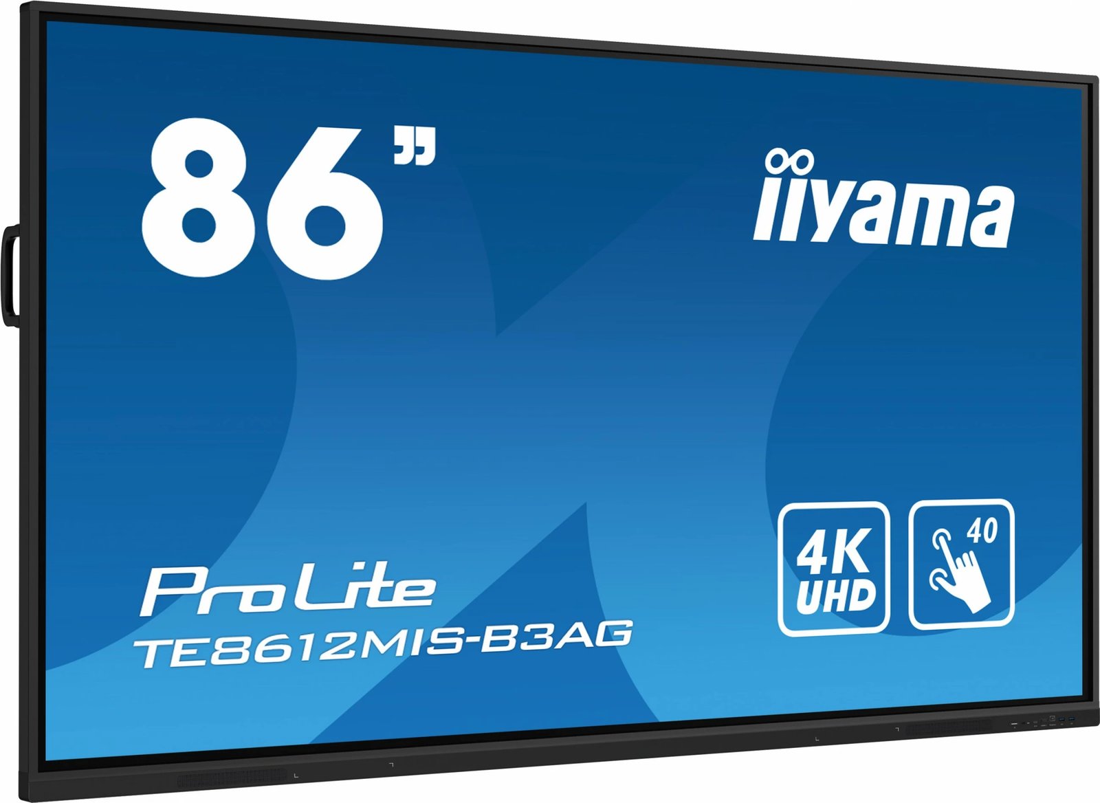Monitor interaktiv iiyama TE8612MIS-B3AG 86 inç 4K UHD touchscreen zi