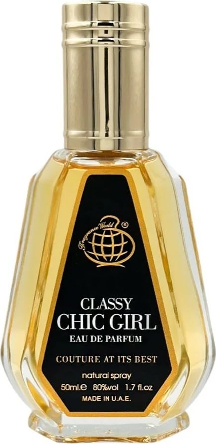 Eau de Parfum për femra Fragrance World Classy Chic Girl 50ml
