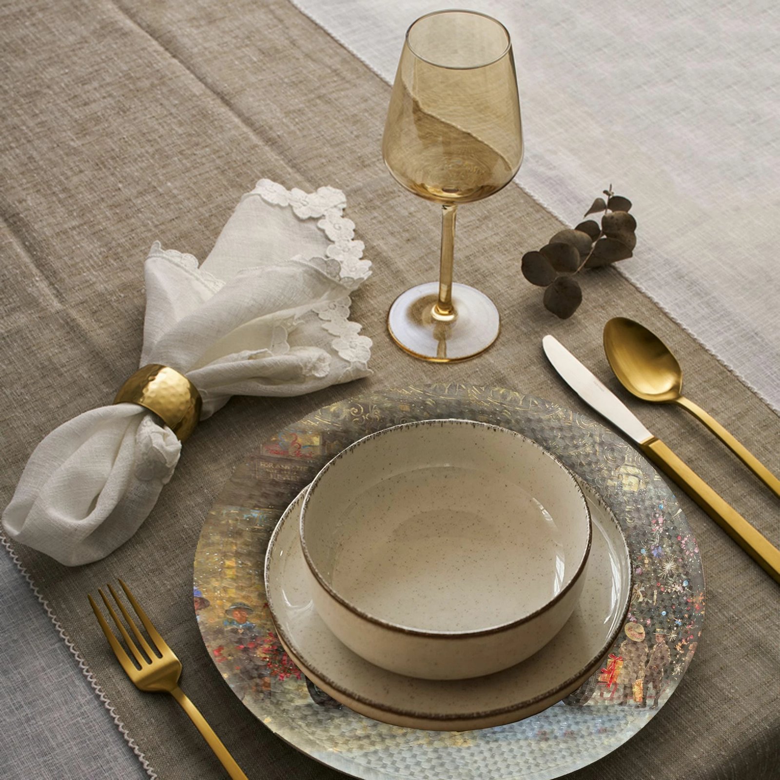 Nënshtrues tavoline Hermia Concept, 3433Supla, set prej 4 copash