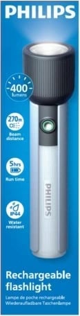dritë dore Philips SFL1183/10 400 lm 2000 mAh USB-C IP44 alumini