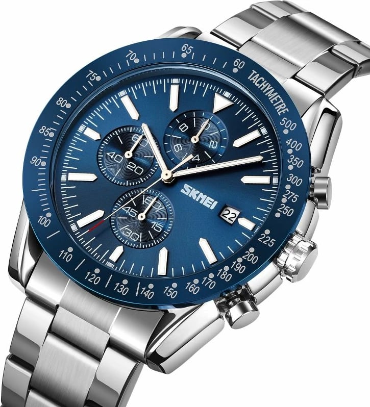 Orë dore për meshkuj Skmei, argjendtë