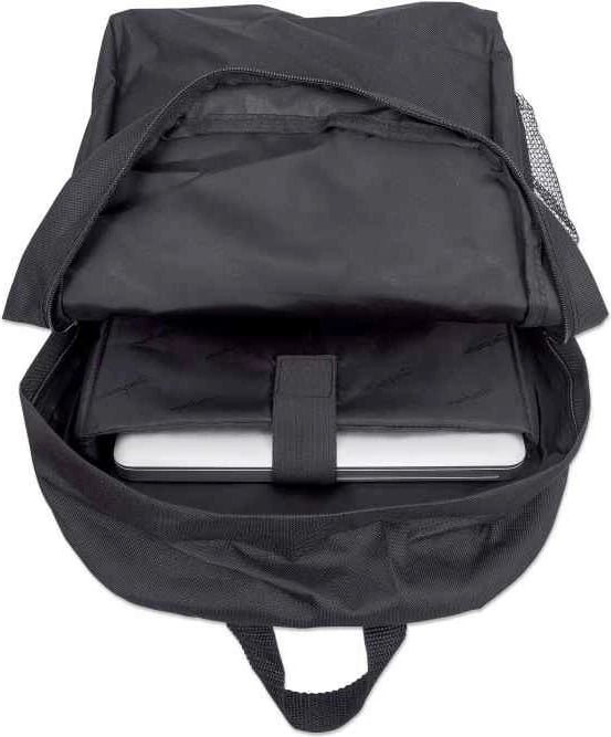 Çantë shpine Manhattan Knappack 15.6", e zezë, lehtë, xhep për laptop