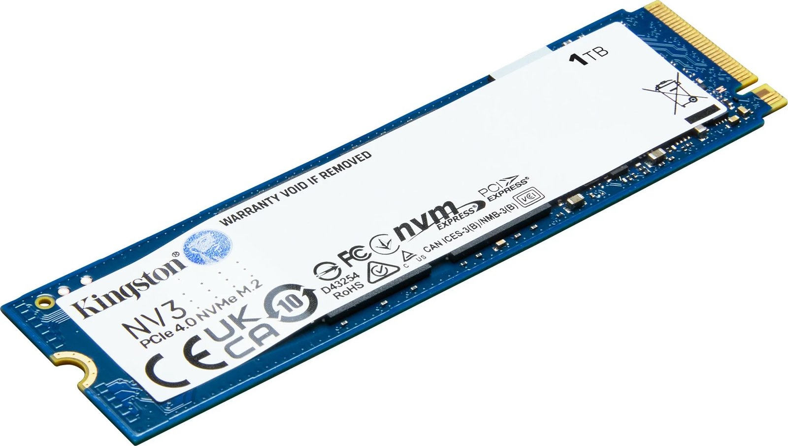 SSD Kingston NV3 1TB, M.2, 6000 MB/s
