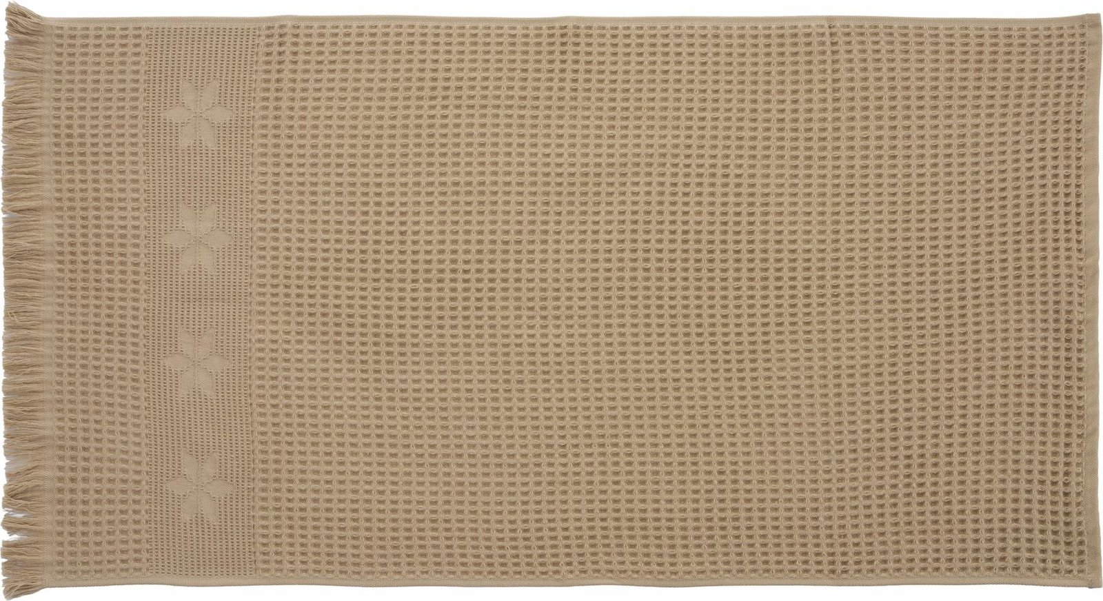 Set peshqirësh duarsh (2 copë), Mijolnir, Sara, ngjyrë kafe