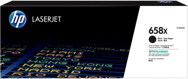 Toner HP 658X (W2000X) rendiment i lartë 24,000 faqe e zezë
