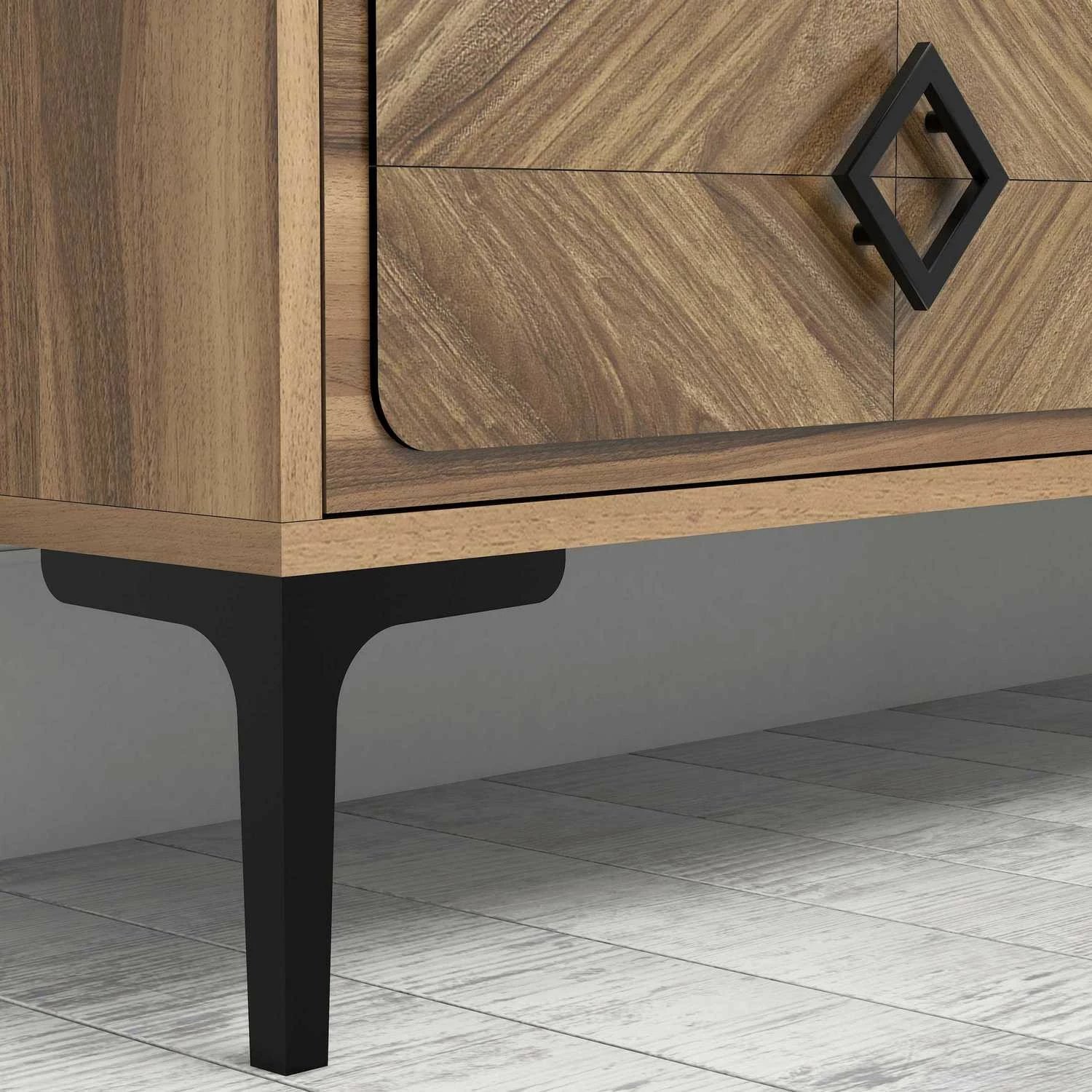 Set mobiljesh për dhomë dite Skye Decor, Samba, ngjyrë arre