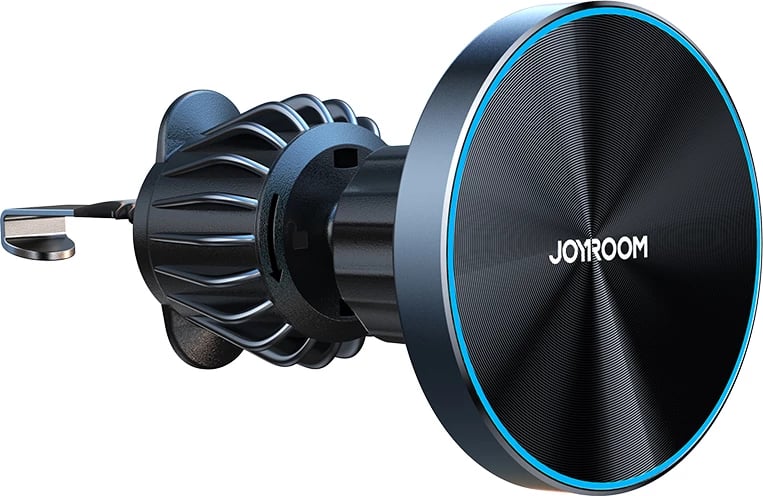 Mbajtës magnetik për veturë Joyroom JR-ZS240 Pro me karikues wireless 15W, i zi