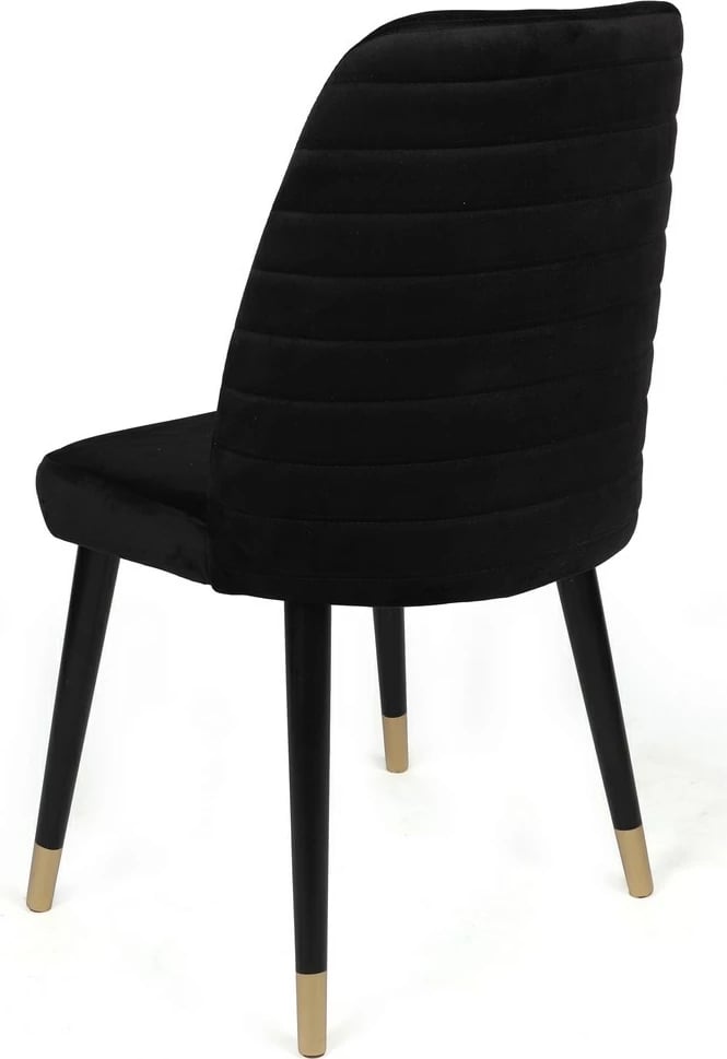 Set karrigash (2 copë), Hanah Home, Hugo-366 V2, ngjyrë e zezë dhe ari