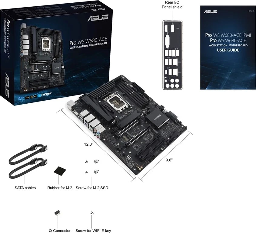 Pllakë amë ASUS PRO WS W680-ACE, Intel W680