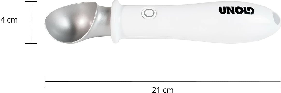Disher scoop UNOLD 488990, 210 mm, i bardhë Disher scoop UNOLD 488990, 210 mm, i bardhë