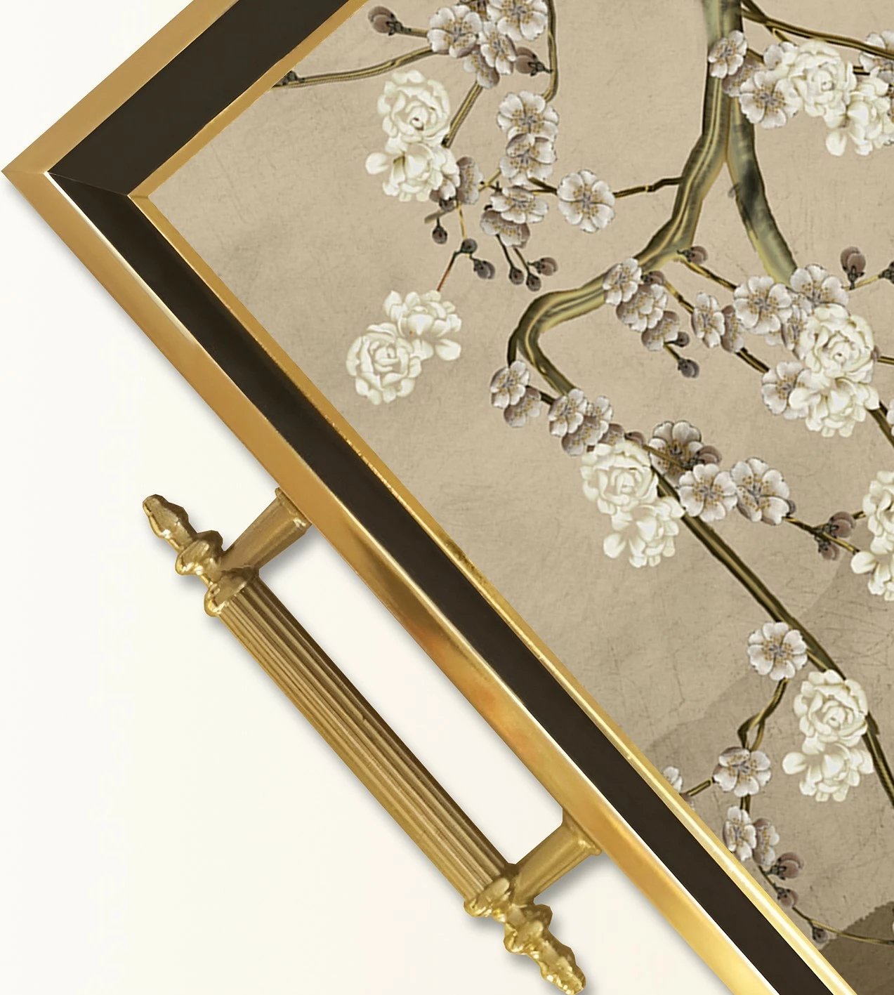 Tabaka dekorative prej qelqi, Aberto Design, TPA9850, shumëngjyrëshe Tabaka dekorative prej qelqi, Aberto Design, TPA9850, shumëngjyrëshe