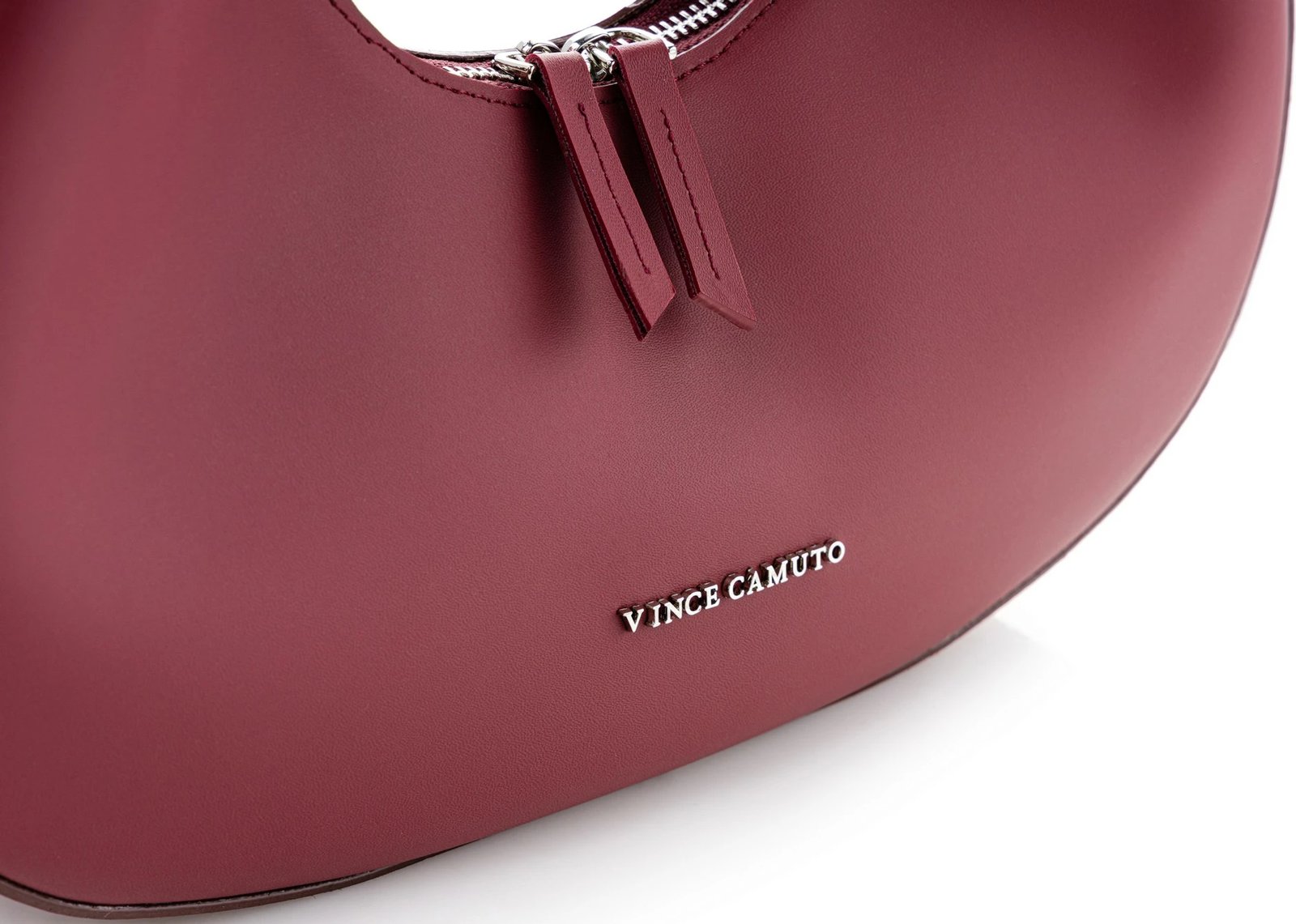 Çantë krahu ngjyrë e kuqe claret, Vince Camuto, Riviera