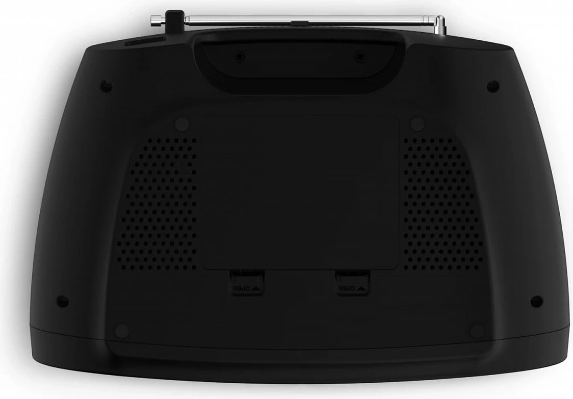 Boombox radio CD, Philips, TAZ6000/10, DAB+/FM, Bluetooth 5.4, USB/AUX, CD/MP3, 4 W, i lëvizshëm, e zezë
