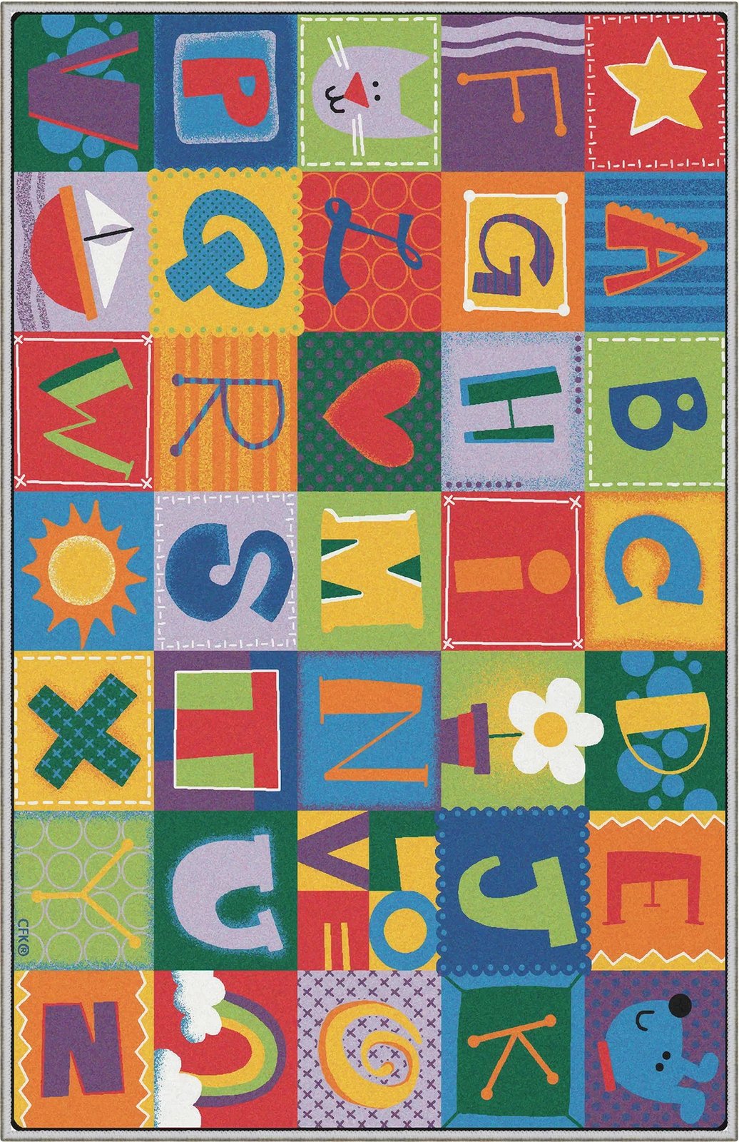 Qilim shumëngjyrësh për fëmijë, 160x230cm, Conceptum Hypnose, WOOKECE113