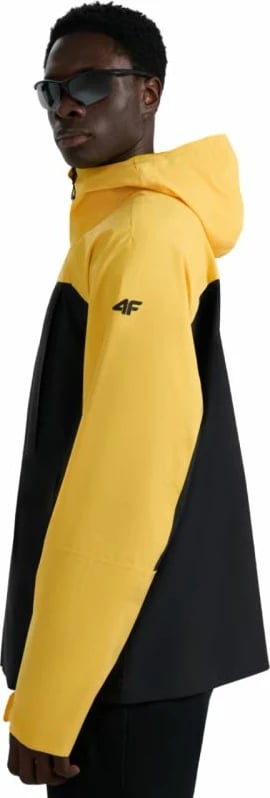 Jakne trekking për meshkuj 4F, e verdhë