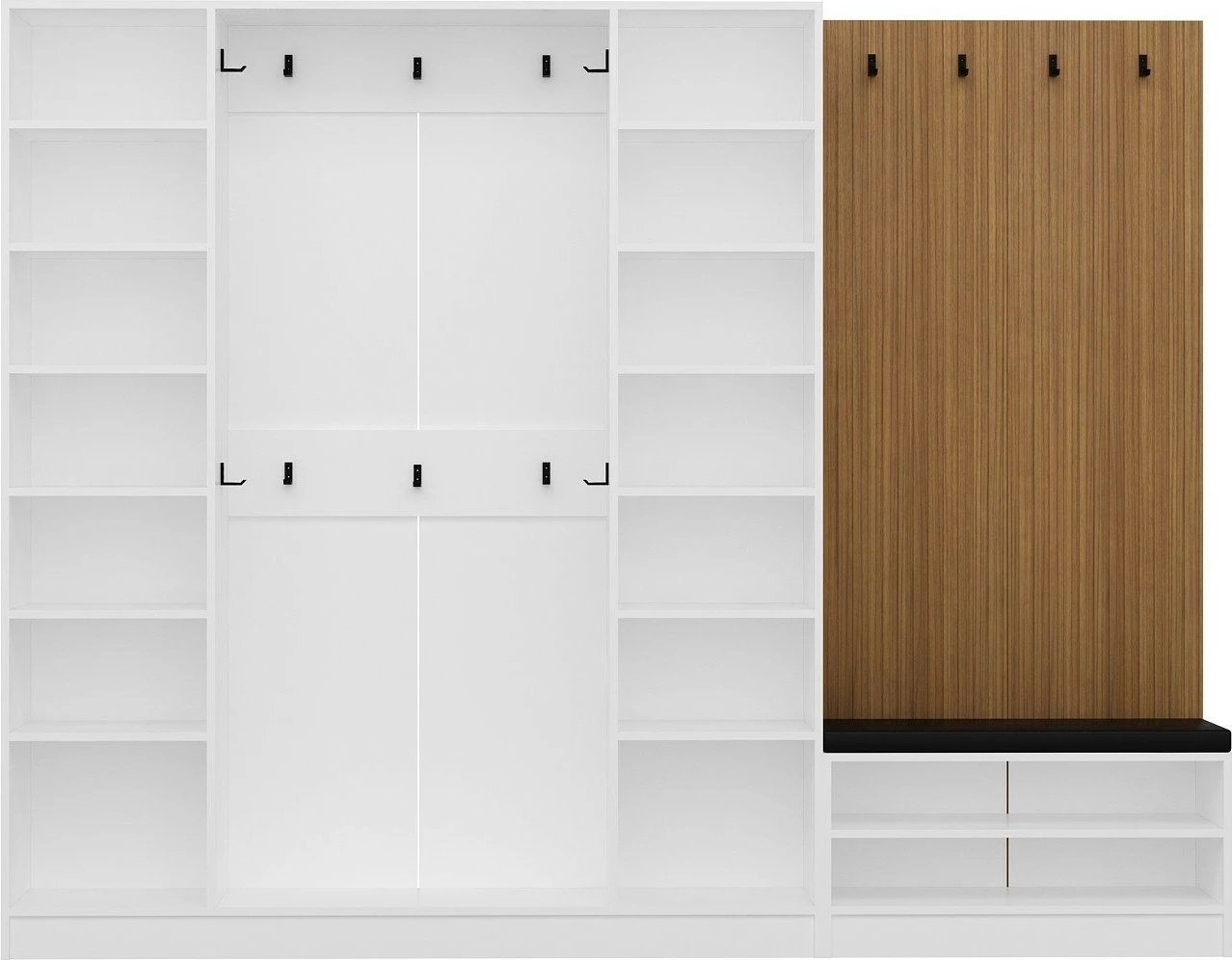 Stendë korridori Skye Decor, e bardhë, Kale - 8133