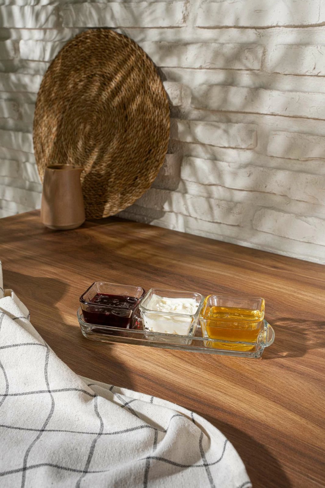 Set enë për salca Hermia PR1278GCL, 4 pjesë, transparente