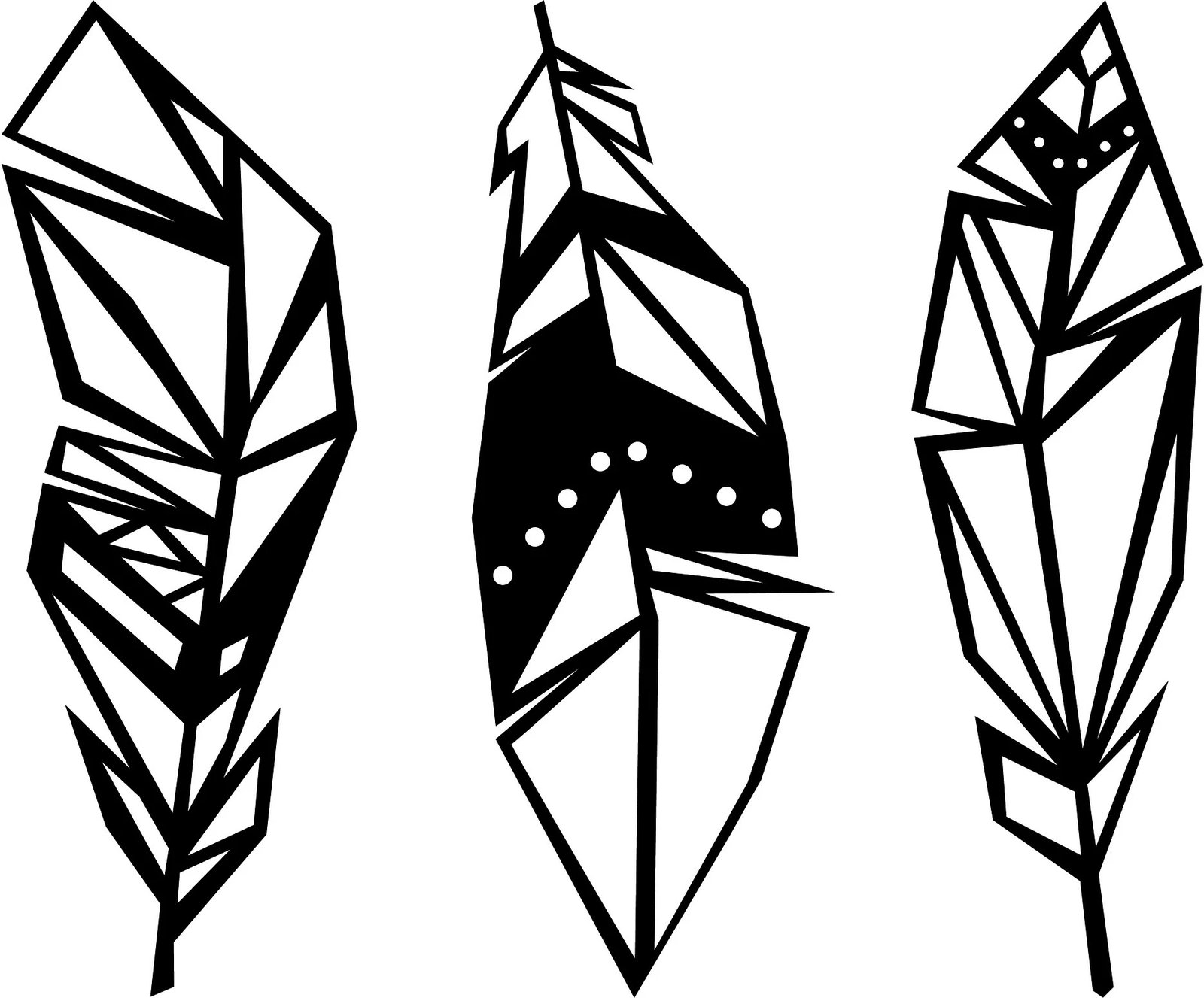 Aksesor dekorativ metalik për mur, Wallity, pendë, ngjyrë e zezë