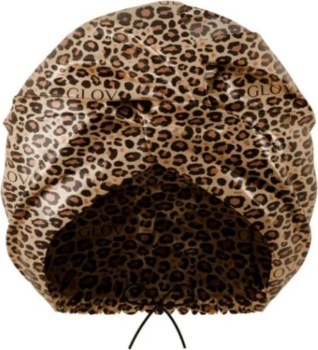 Turban për flokë për femra Glov Two-layer Satin Sleep Cap Cheetah, 1 copë
