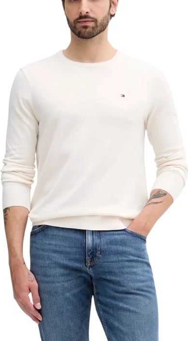 Xhemper Tommy Hilfiger meshkuj, i bardhë