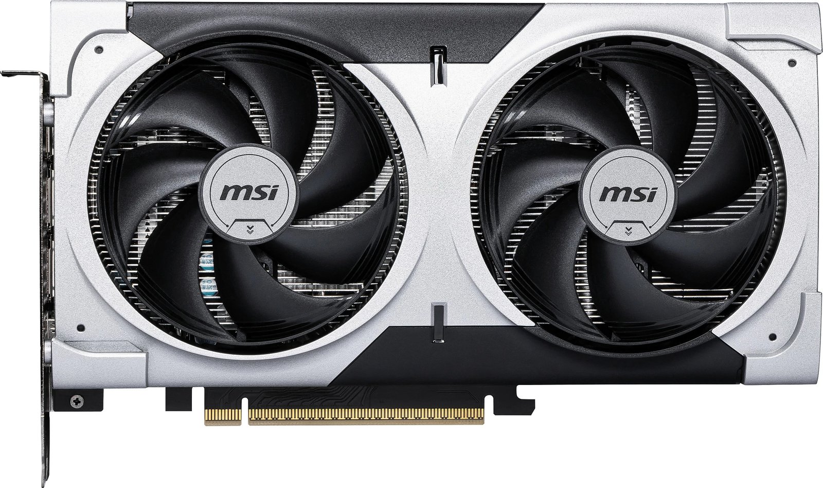 Kartelë grafike MSI RTX 5060 Ti Ventus 2X OC 8GB GDDR7, argjendtë