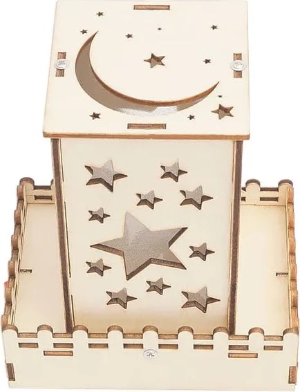 Set shkencorë, Stem, me dritë, në formë yjesh