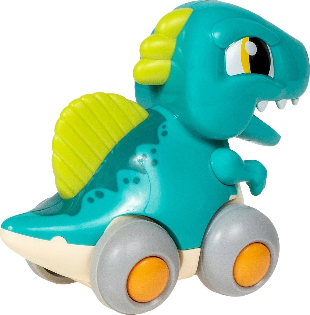 Lodër dinosauri interaktive Smily Play E7968C, plastikë, ngjyrë blu/krem/gri/jeshile/verdhe