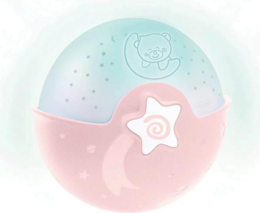 Projektor dhe llambë nate 2-në-1 B-kids Infantino 1504908N, Rozë/Bardhë