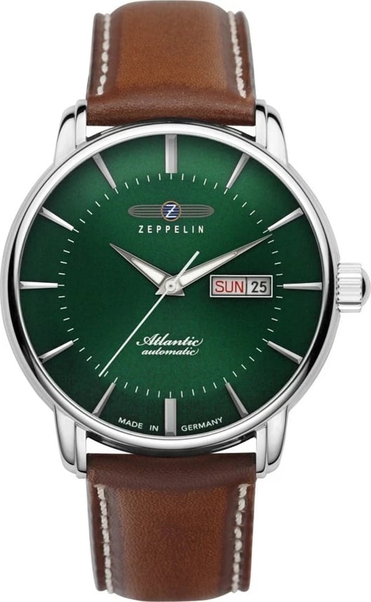 Orë Zeppelin Atlantic 84664 Automatik, 40 mm, Jeshile