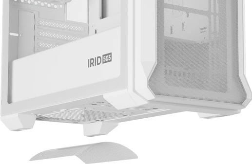 Kasë Natec Genesis IRID 503 ARGB LITE, Micro Tower, ARGB, e bardhë Kasë Natec Genesis IRID 503 ARGB LITE, Micro Tower, ARGB, e bardhë