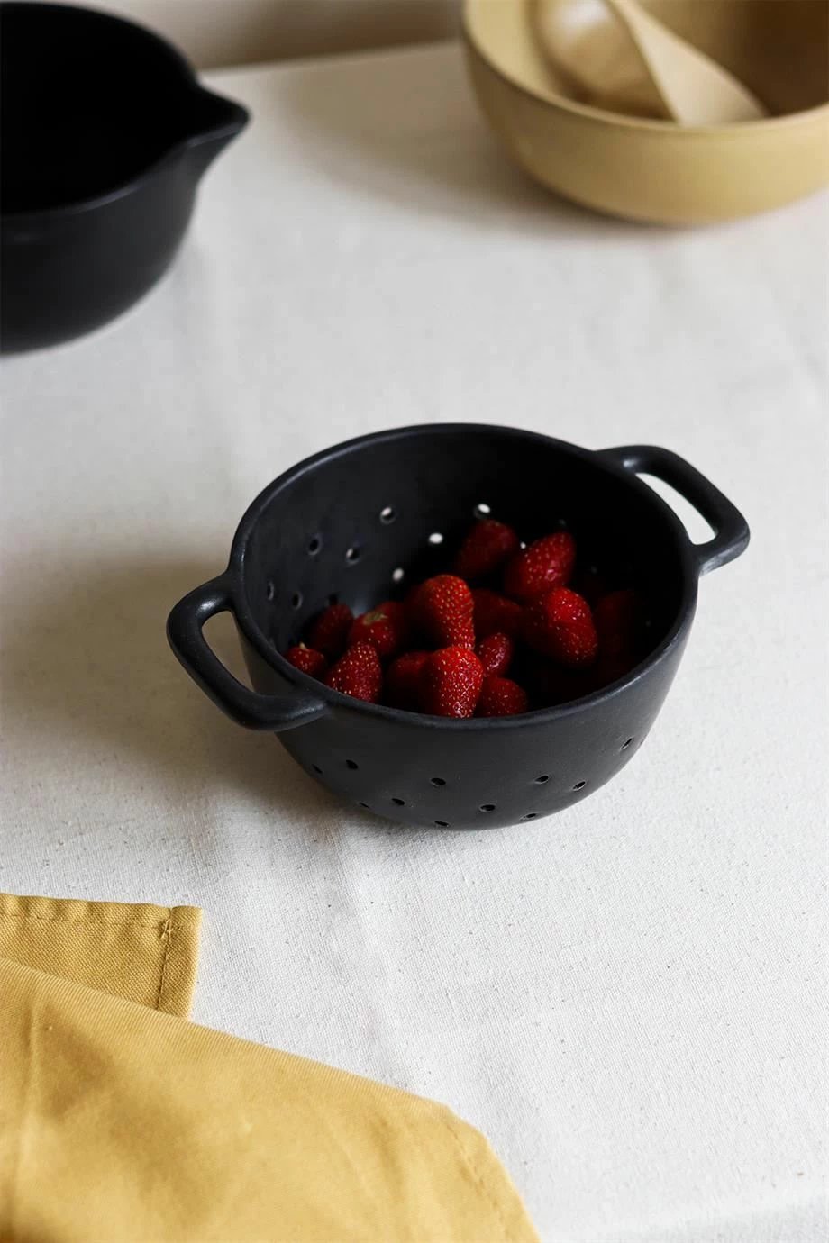 Sita qeramike Hermia Concept, e zezë dhe e bardhë, BSM101, 2x15.5x7.5cm