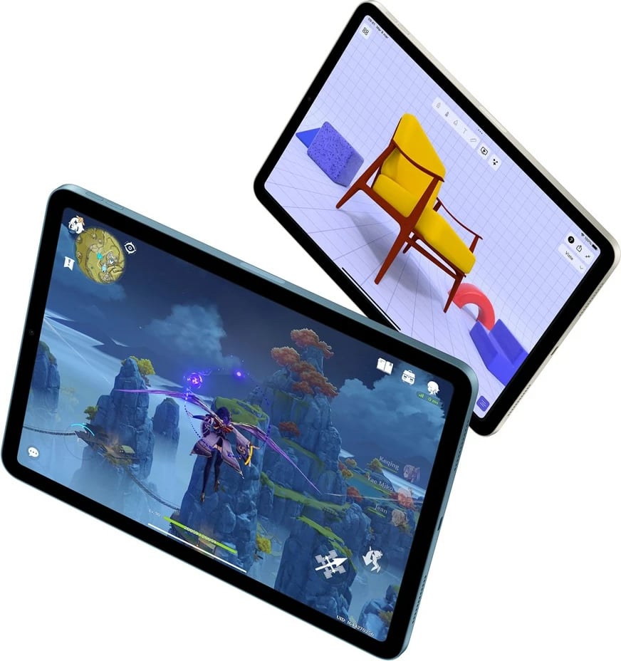Tablet Apple iPad Air 5th Gen 10.9in, 256GB, Wi-Fi + Cellular, Starlight