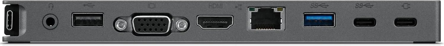 Stacion Dock, USB-C mini, e zezë 