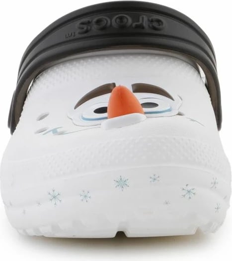 Papuqe për fëmijë Crocs Frozen Olaf, të bardha