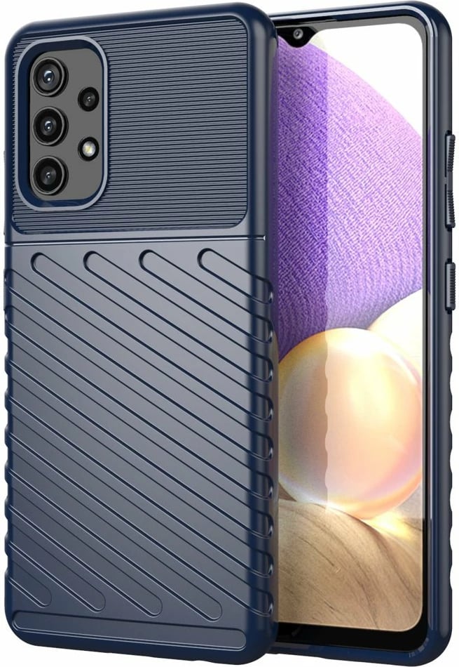 Mbështjellës Hurtel Thunder Case për Samsung Galaxy A72 4G, TPU, Blu