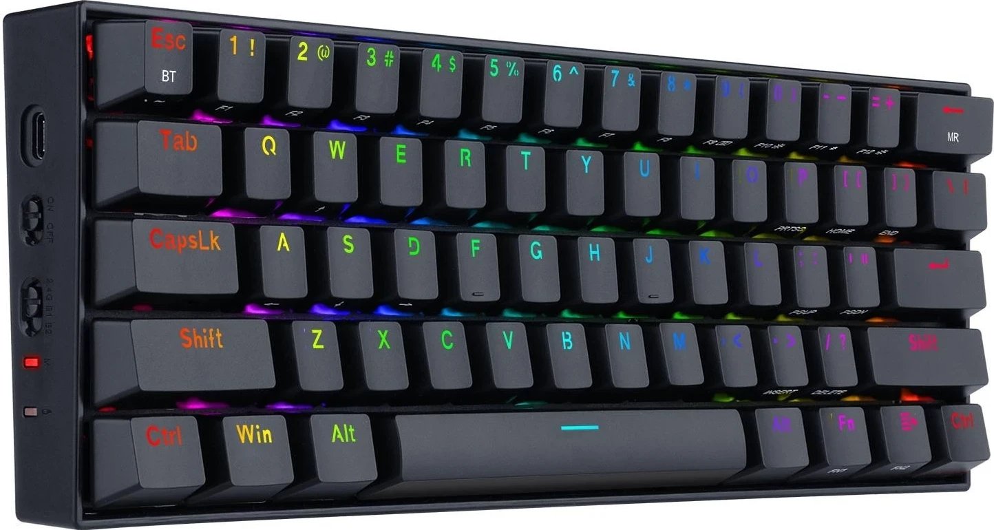 Tastierë mekanike Redragon K530RGBPRO Draconic Pro, RGB, e zezë