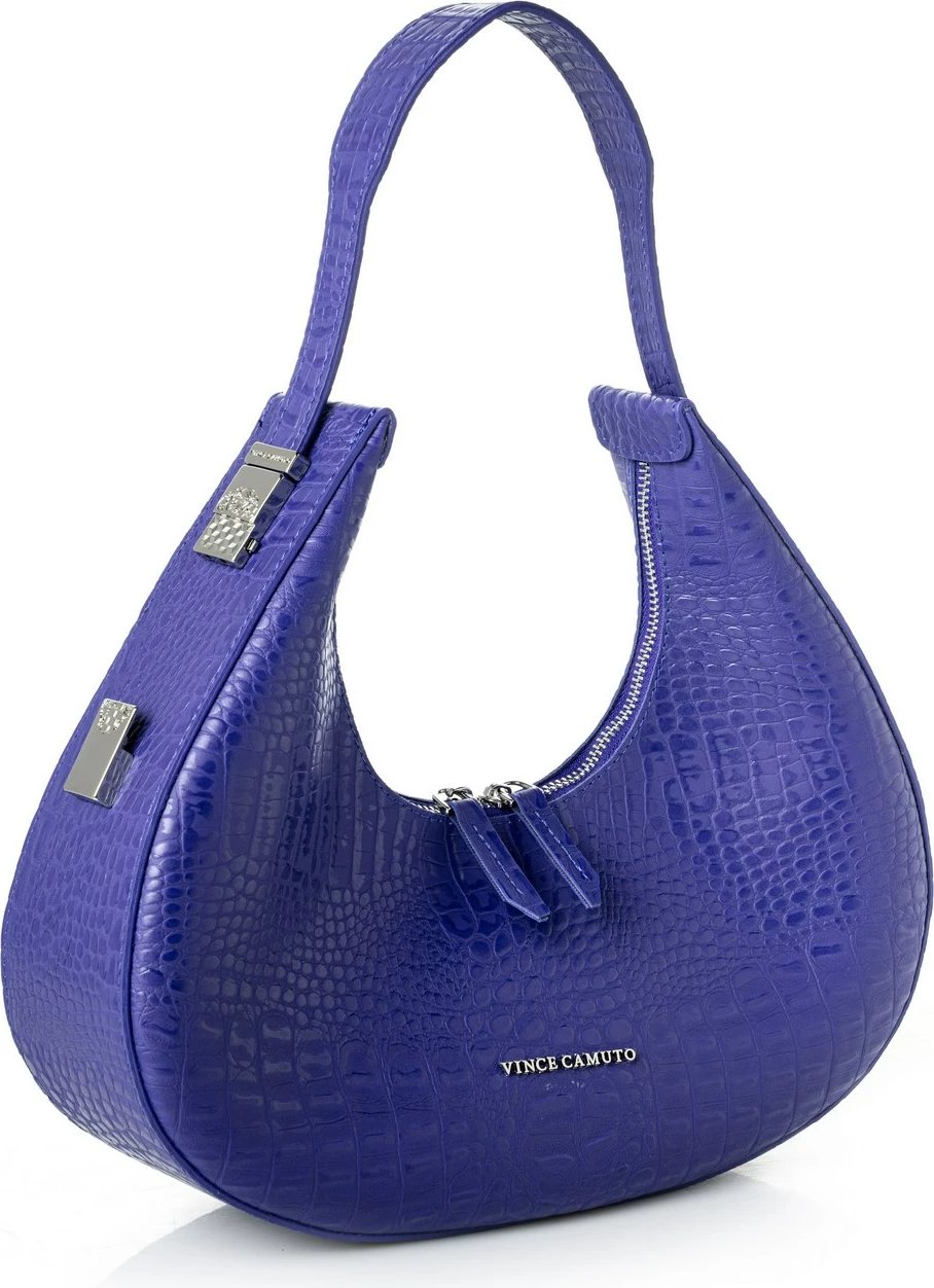 Çantë krahu Vince Camuto, Riviera - Croco Sax Blue