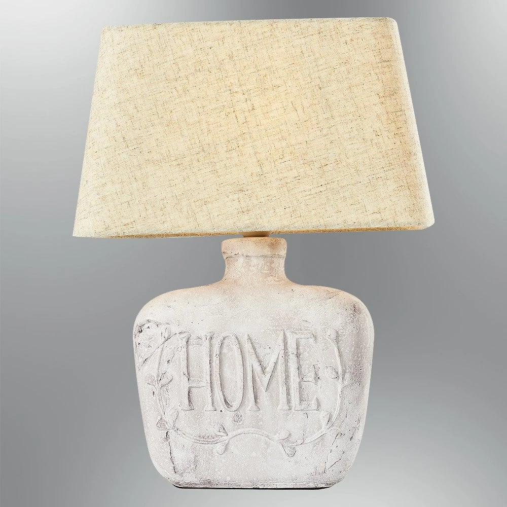 Llambë tavoline Opviq, 3050-6-01, porcelan, e bardhë