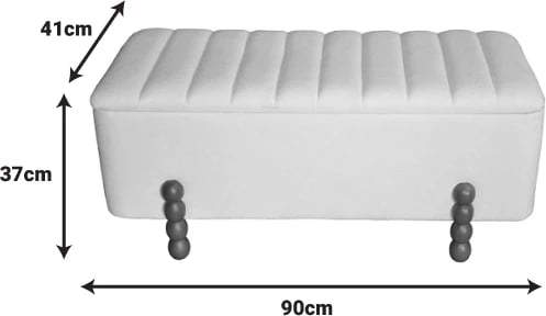 Set dy shtuallkash Daph Inart, material kadife, ngjyrë bezhë dhe e bardhë