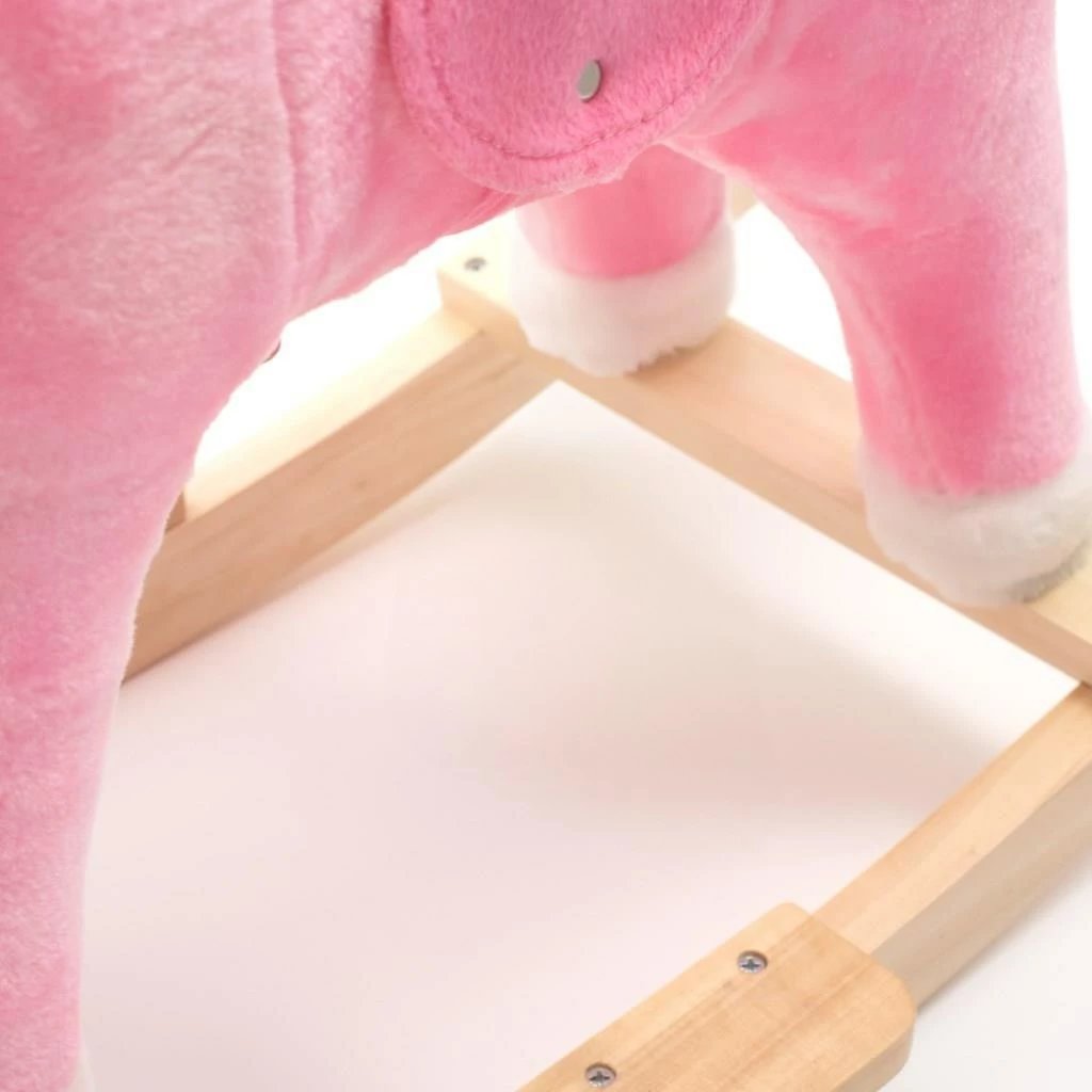 Kalë luhatës, Baby Mix, Starfish, interaktiv me melodi 3xAAA, nga 12m+, kapacitet 25 kg, rozë