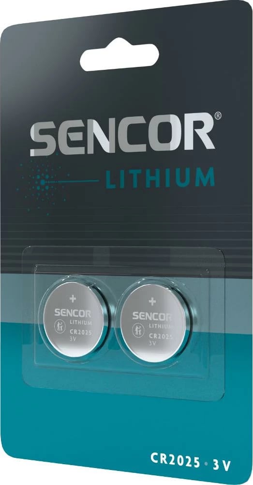 Bateri Sencor SBA CR2025 2BP Li, 2 copë